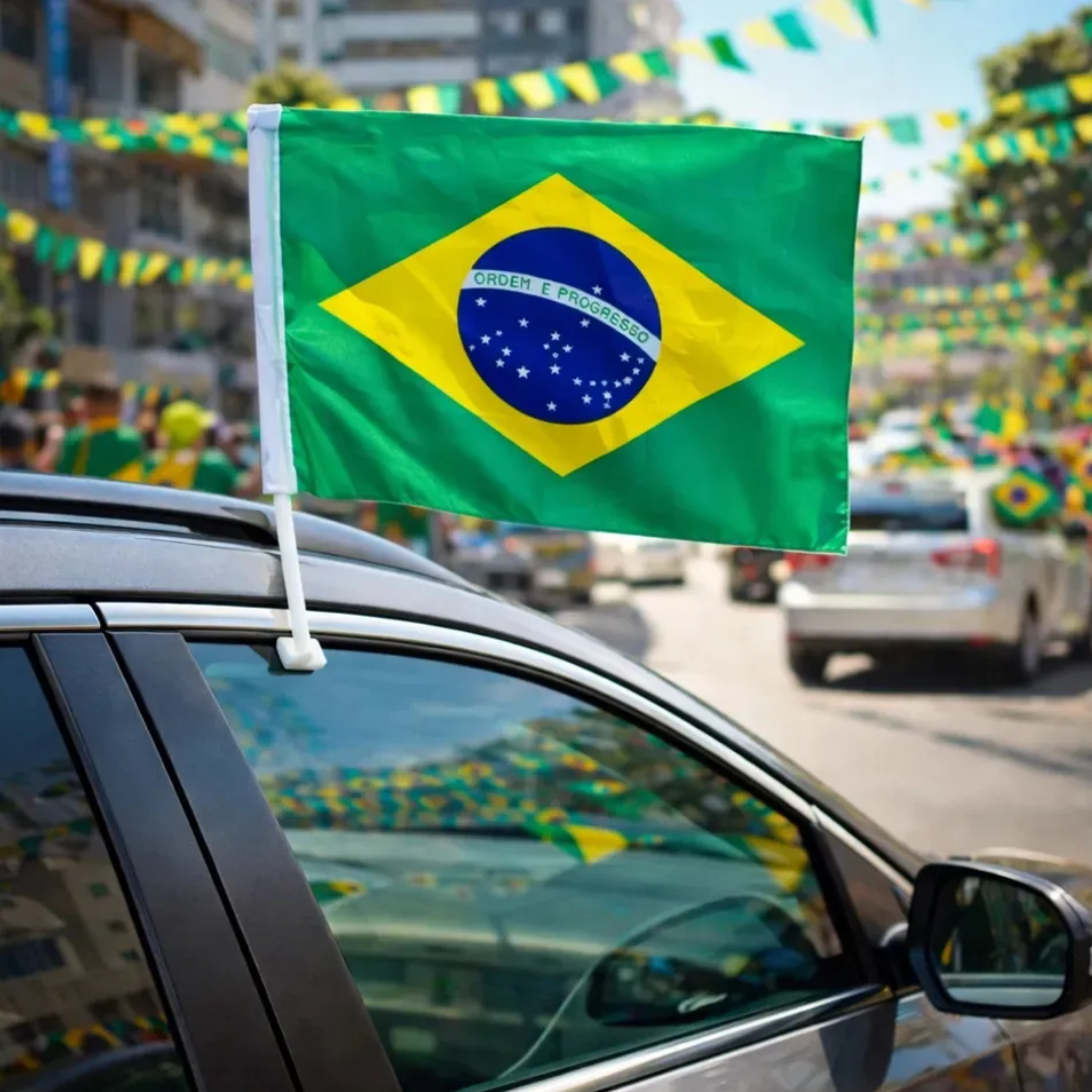 Bandeira Brasil Para Carro