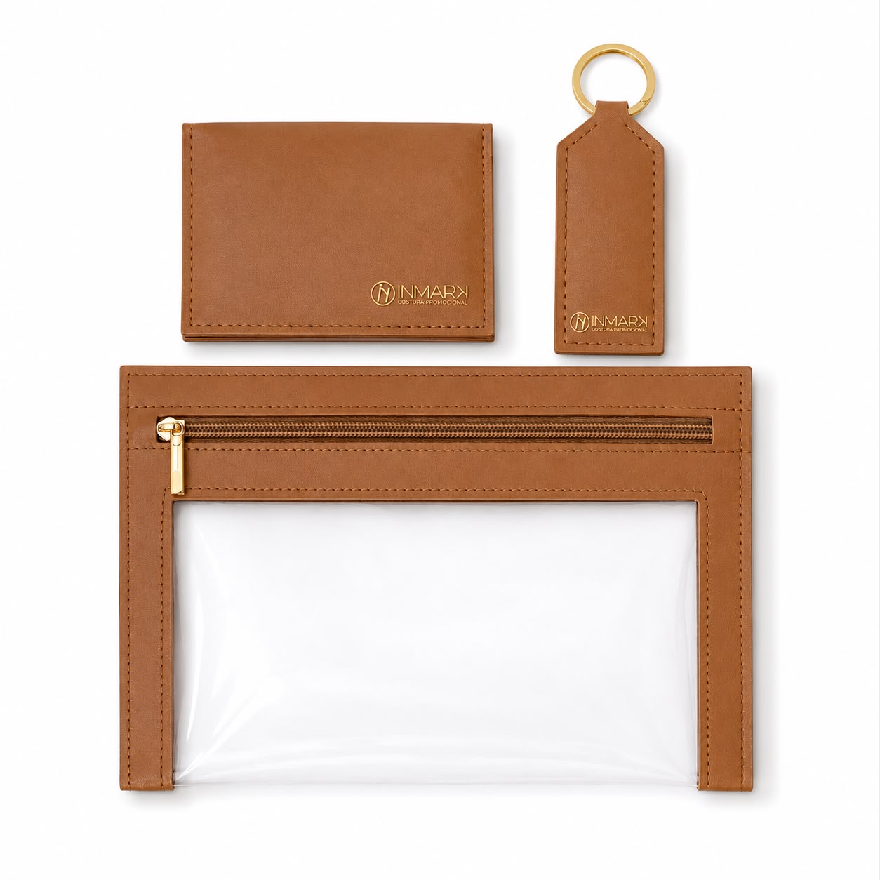 Kit Viagem Couro Sintético